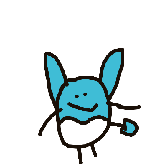 Ultron's drawing of Azumarill — Pokémon sketch on Sketchdex