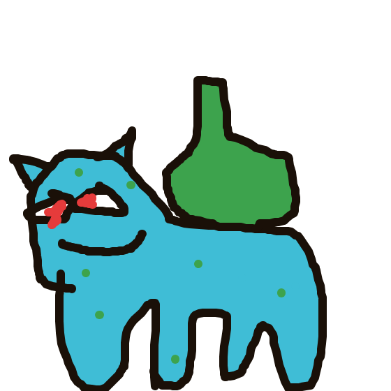 Bulbasaur drawing