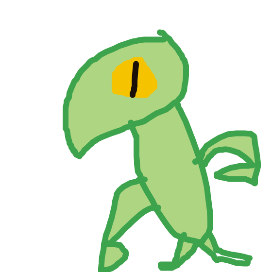 Ultron's drawing of Treecko — Pokémon sketch on Sketchdex
