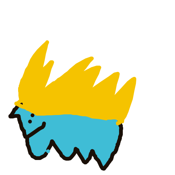 Ultron's drawing of Manectric — Pokémon sketch on Sketchdex