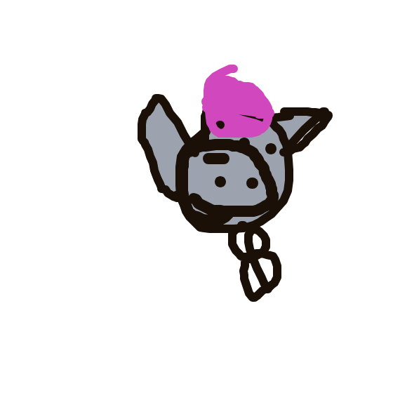 Ultron's drawing of Spoink — Pokémon sketch on Sketchdex