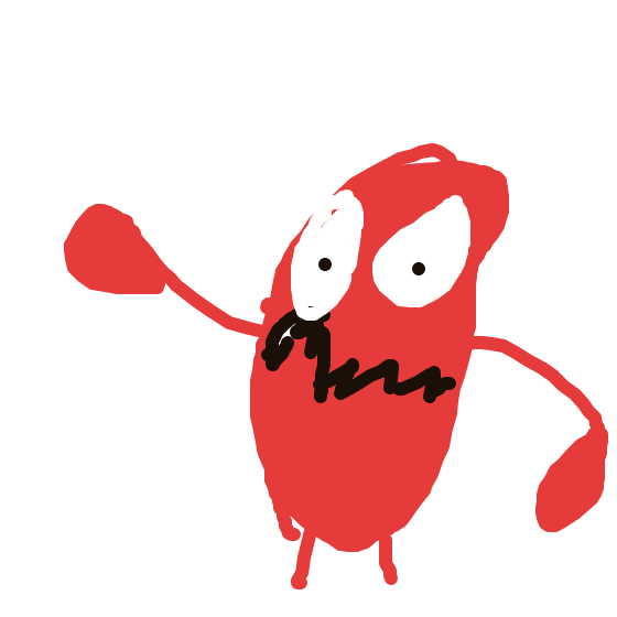 Ultron's drawing of Corphish — Pokémon sketch on Sketchdex
