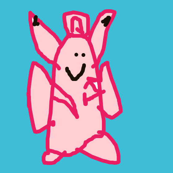 Clefable drawing
