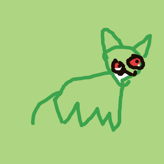 Ultron's drawing of Sprigatito — Pokémon sketch on Sketchdex