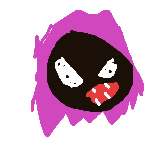 Gastly drawing