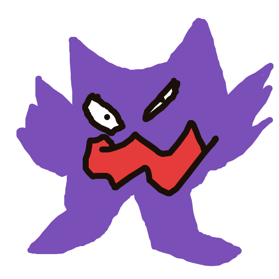 Gengar drawing