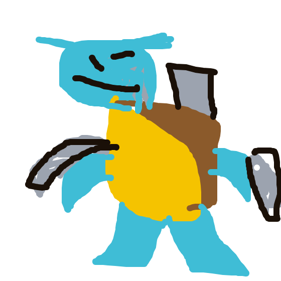 Blastoise drawing