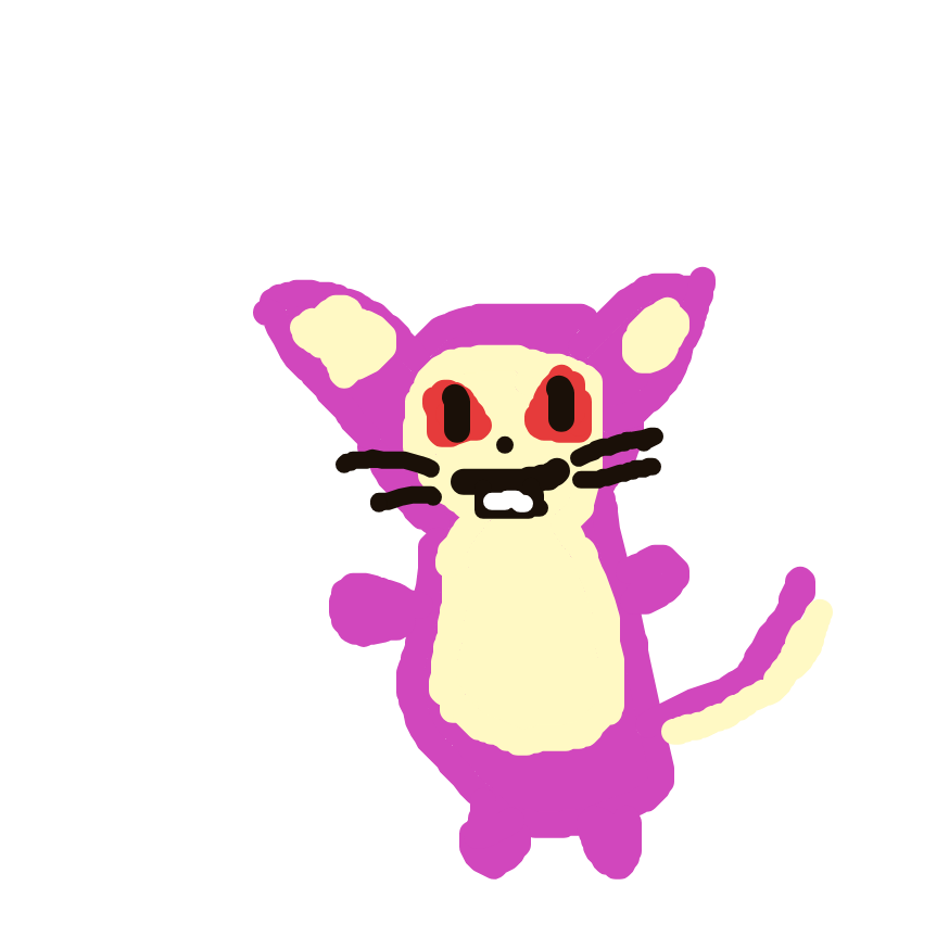 VioletMewtwo543's drawing of Rattata — Pokémon sketch on Sketchdex