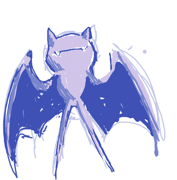Spuddleduck's drawing of Zubat — best Pokémon fan art on Sketchdex