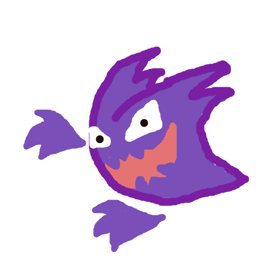 MysticJigglypuff802's drawing of Haunter — best Pokémon fan art on Sketchdex