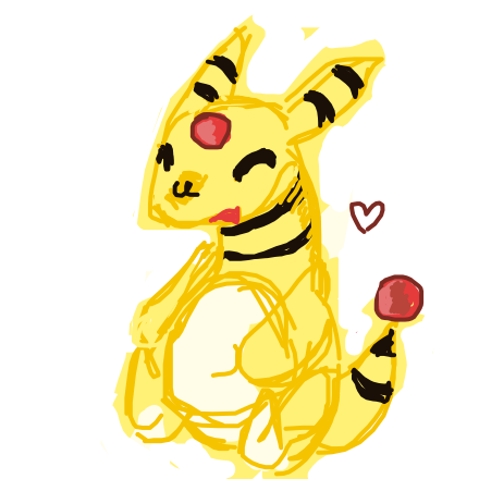 messyassartimsorry's drawing of Ampharos — Pokémon sketch on Sketchdex