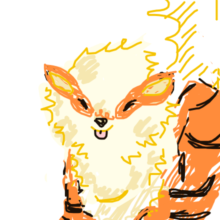 messyassartimsorry's drawing of Arcanine — Pokémon sketch on Sketchdex