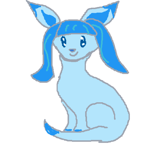 Mystique_VA's drawing of Glaceon — Pokémon sketch on Sketchdex