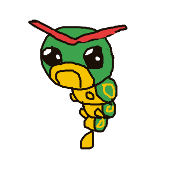 DanoneDanone's drawing of Caterpie — Pokémon sketch on Sketchdex
