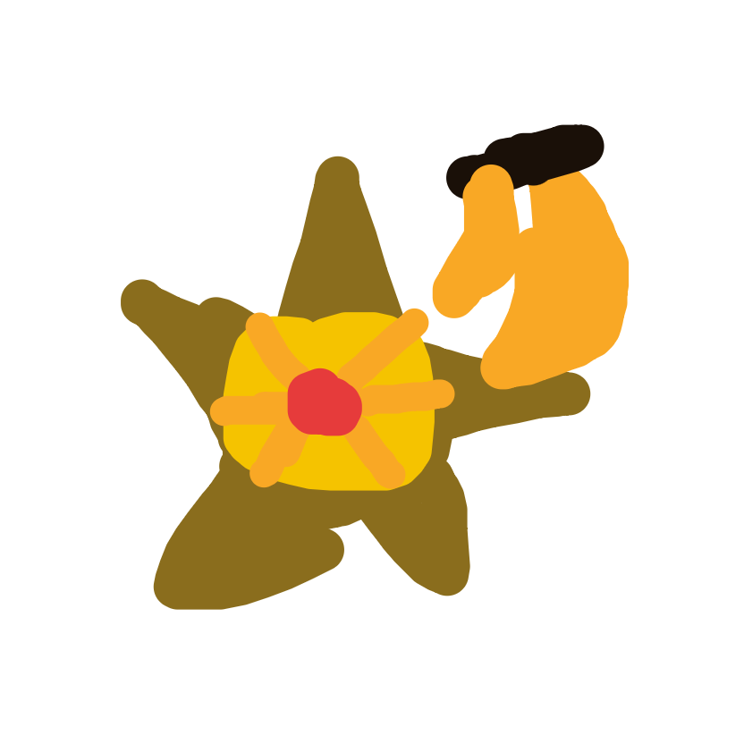 Staryu drawing