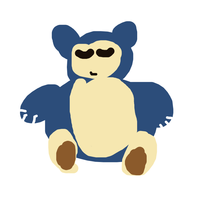 Snorlax drawing