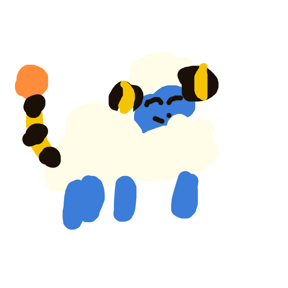 jm716771's drawing of Mareep — Pokémon sketch on Sketchdex