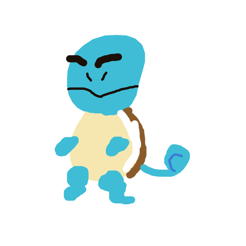 jm716771's drawing of Squirtle — Pokémon sketch on Sketchdex