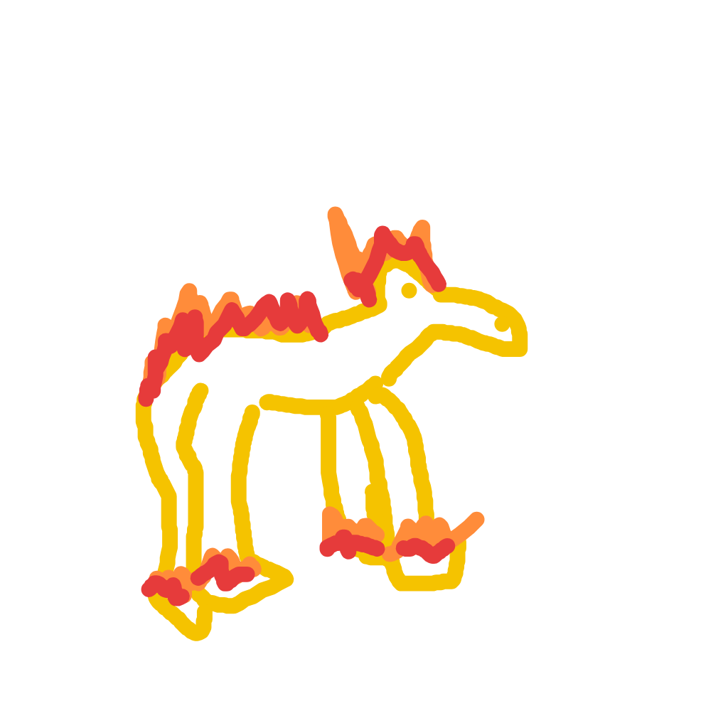 Rapidash drawing