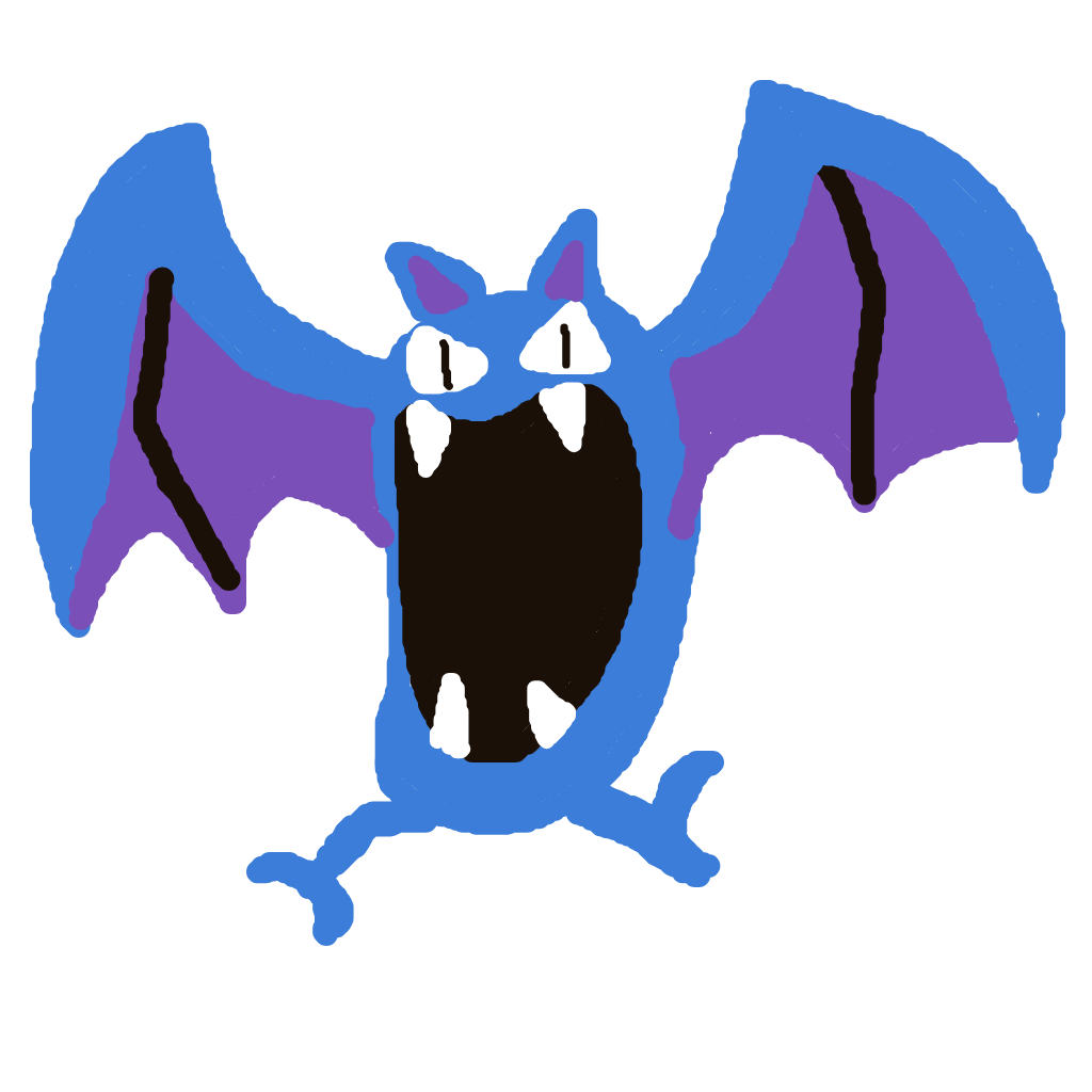 AquaAerodactyl718's drawing of Golbat — Pokémon sketch on Sketchdex