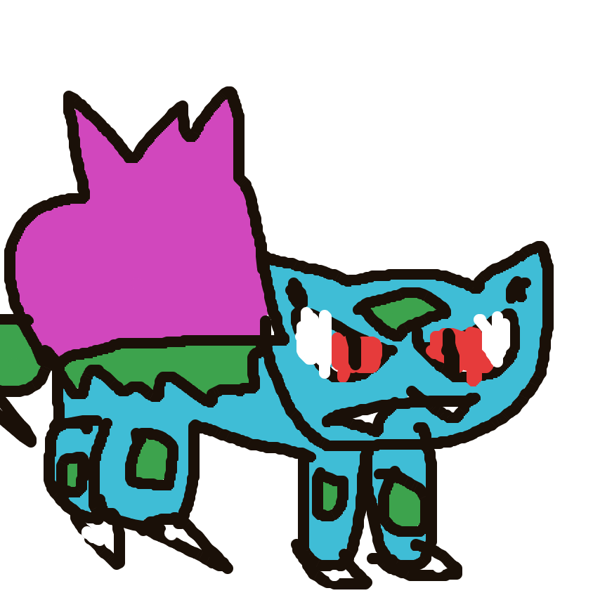 AstralArcanine24's drawing of Ivysaur — Pokémon sketch on Sketchdex