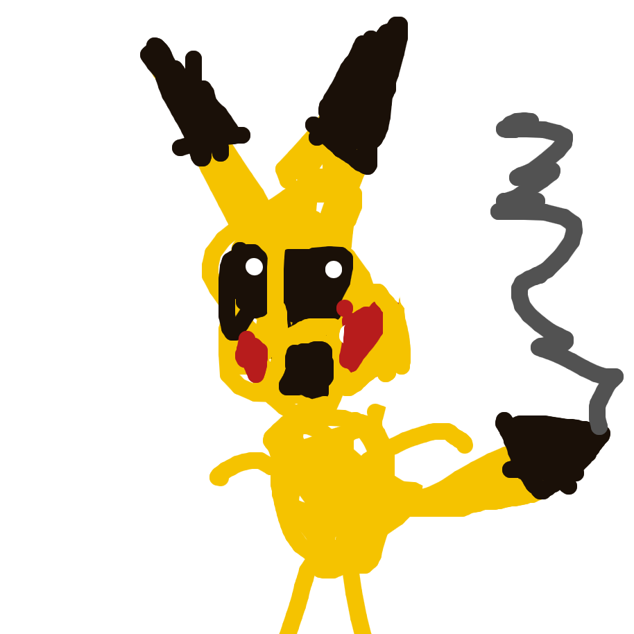 ShinyMewtwo191's drawing of Pikachu — Pokémon sketch on Sketchdex