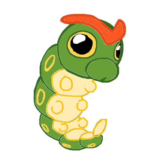 whatsupdog's drawing of Caterpie — Pokémon fan art on Sketchdex