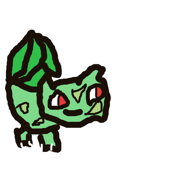 Pokohst's drawing of Bulbasaur — Pokémon sketch on Sketchdex