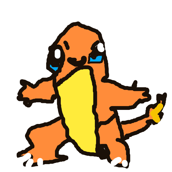 Pokohst's drawing of Charmander — Pokémon sketch on Sketchdex