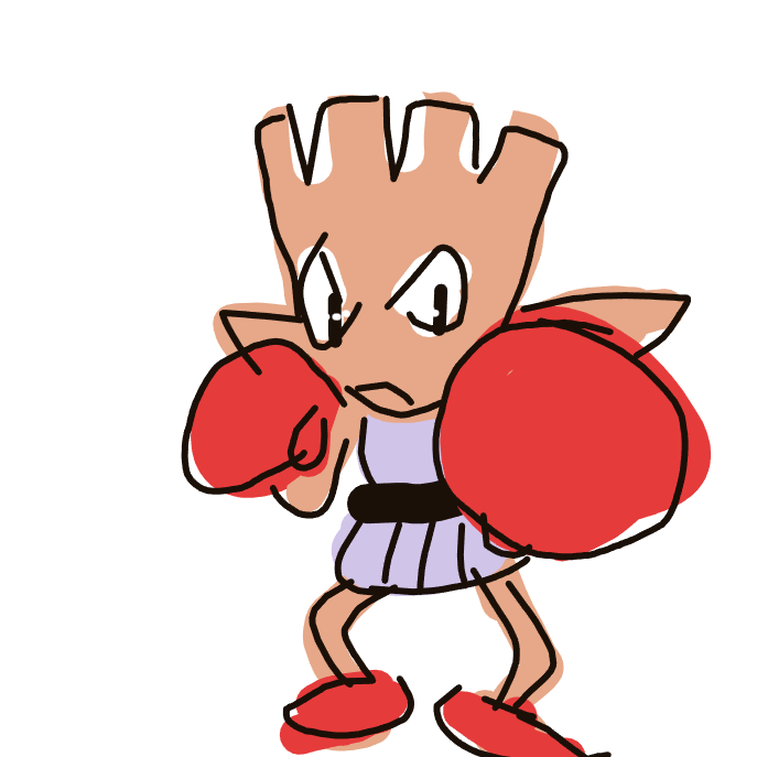 Hitmonchan drawing