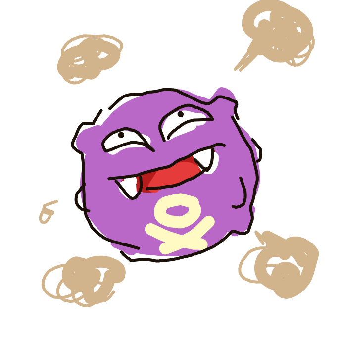 Koffing drawing