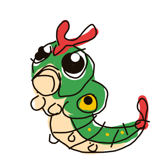 Caterpie drawing