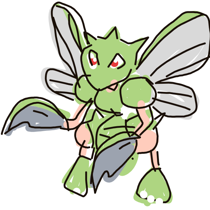 Scyther drawing