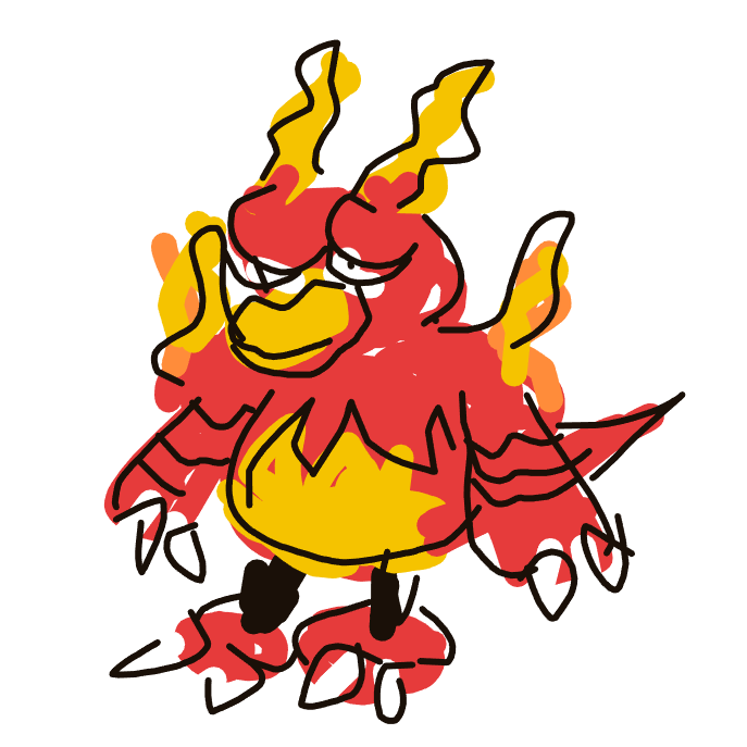 Magmar drawing