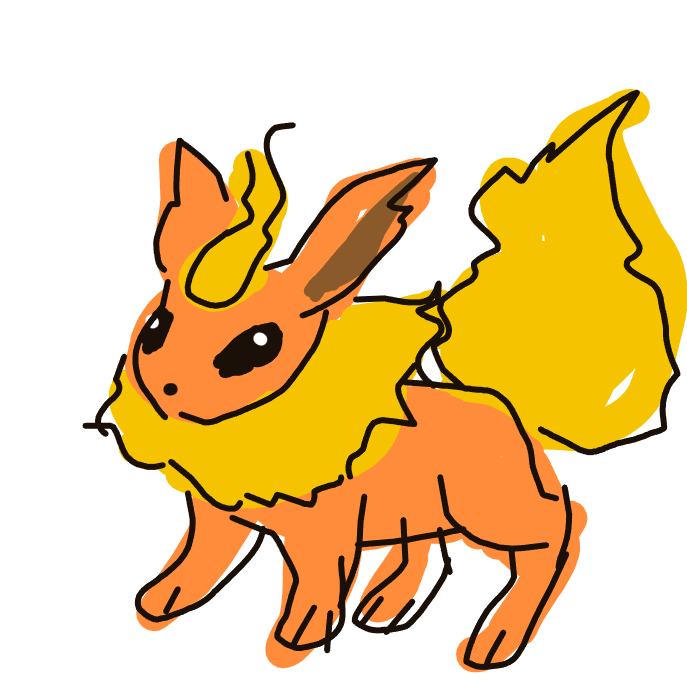 Flareon drawing