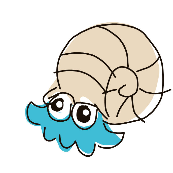 Omanyte drawing