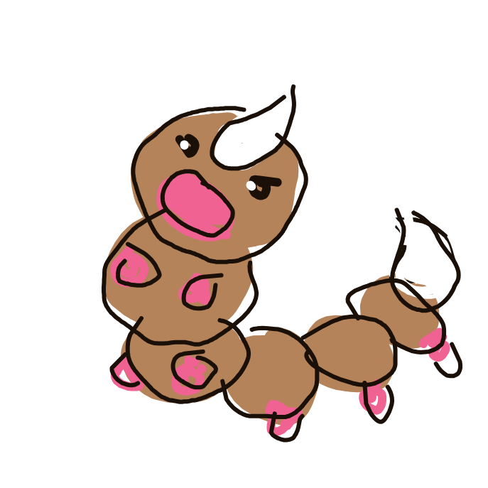 Weedle drawing