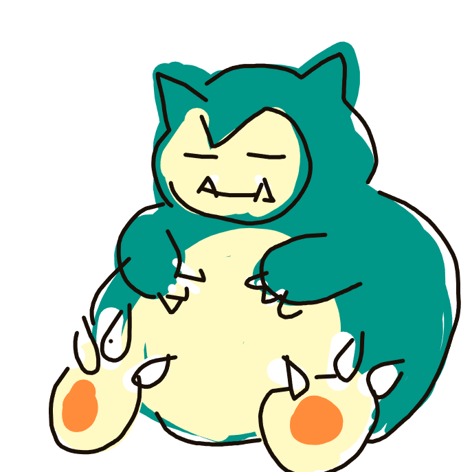 Snorlax drawing