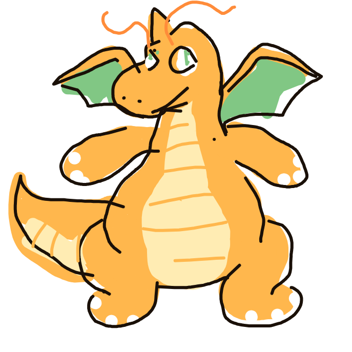 Dragonite drawing
