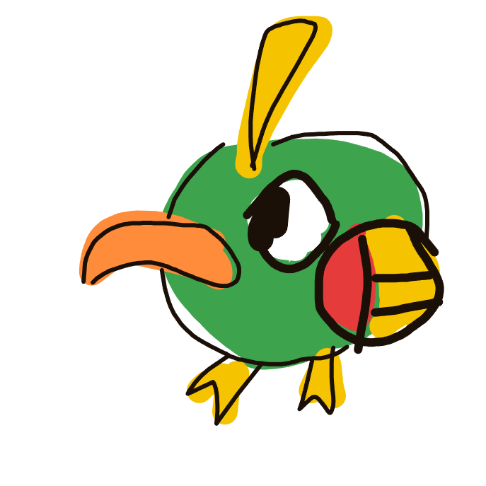 Lala_fangs's drawing of Natu — Pokémon sketch on Sketchdex