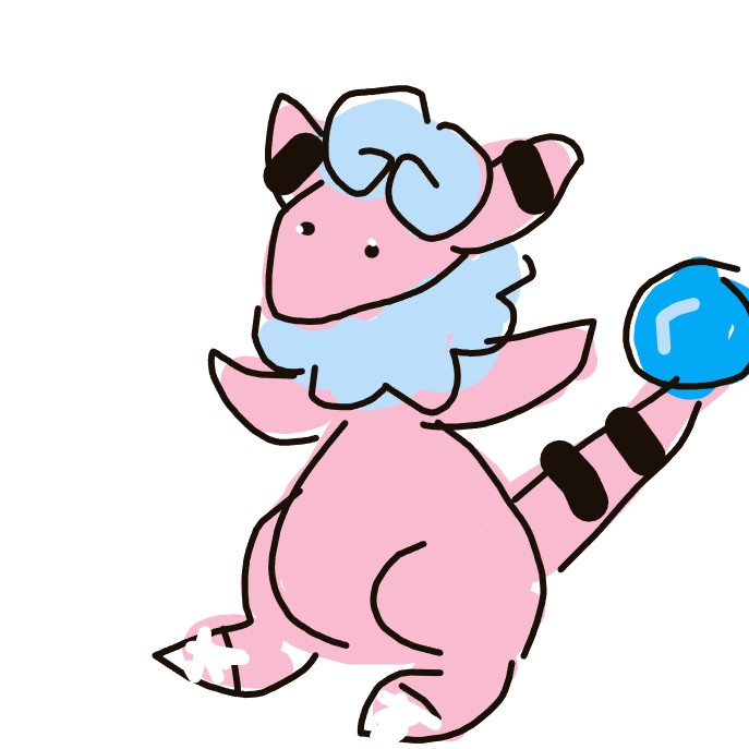 Lala_fangs's drawing of Flaaffy — Pokémon sketch on Sketchdex