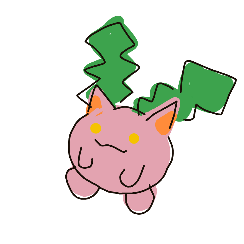 Lala_fangs's drawing of Hoppip — Pokémon sketch on Sketchdex