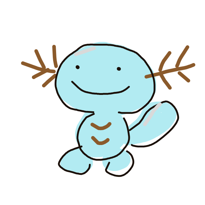 Lala_fangs's drawing of Wooper — Pokémon sketch on Sketchdex