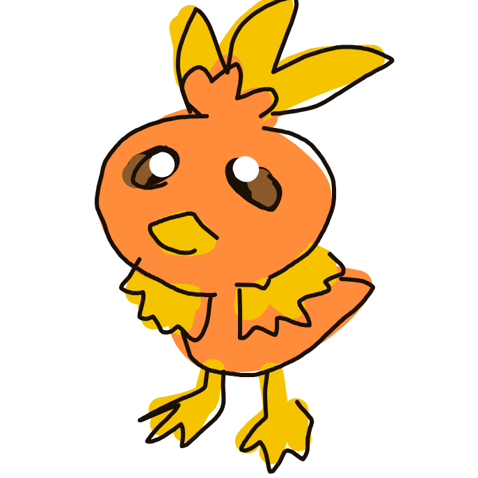 Lala_fangs's drawing of Torchic — Pokémon sketch on Sketchdex
