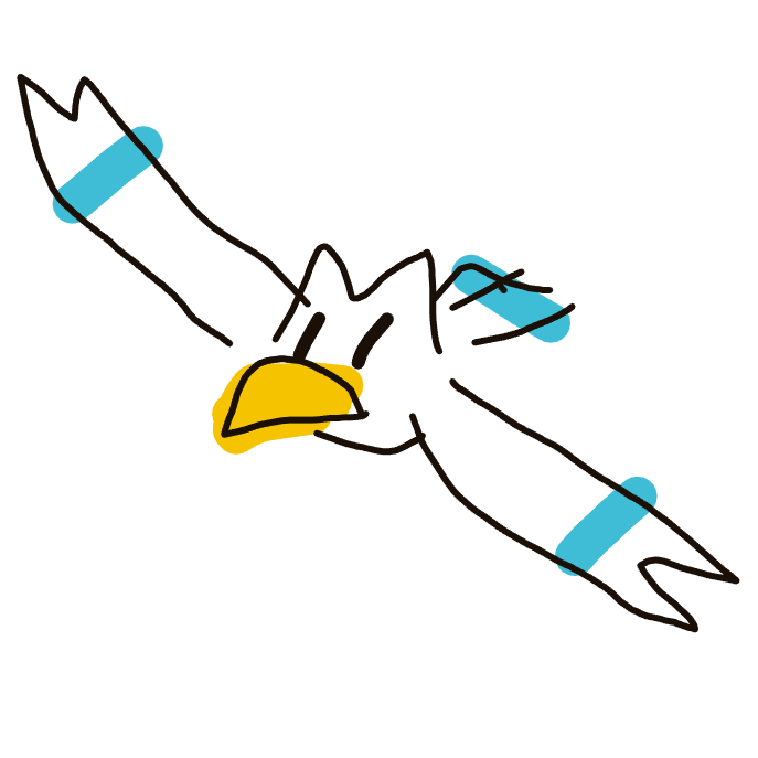 Lala_fangs's drawing of Wingull — Pokémon sketch on Sketchdex