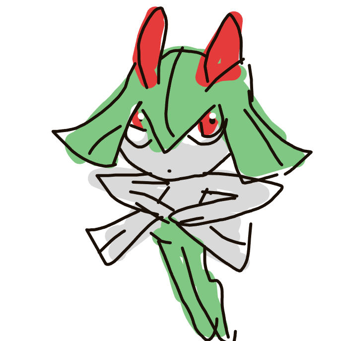 Lala_fangs's drawing of Kirlia — best Pokémon fan art on Sketchdex