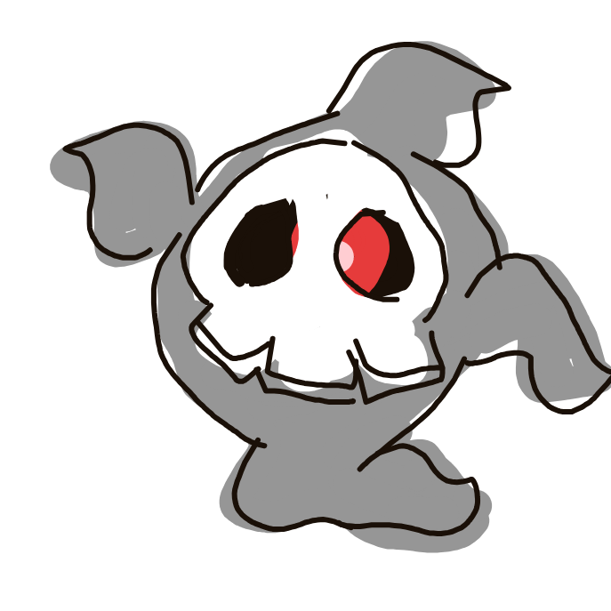 Lala_fangs's drawing of Duskull — Pokémon fan art on Sketchdex