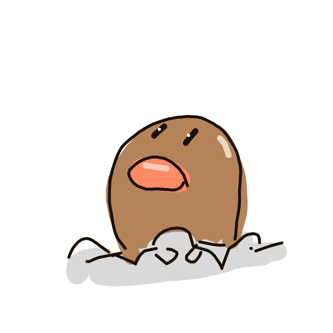 Diglett drawing
