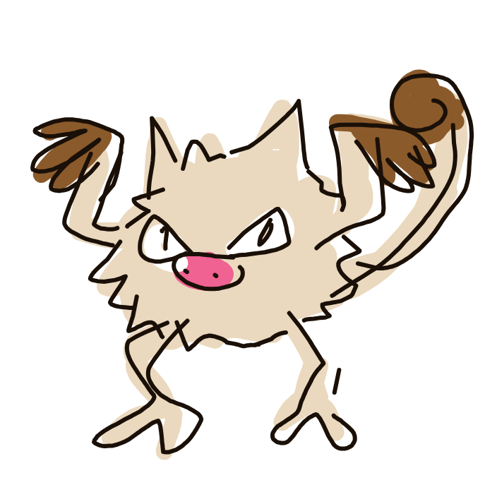 Mankey drawing