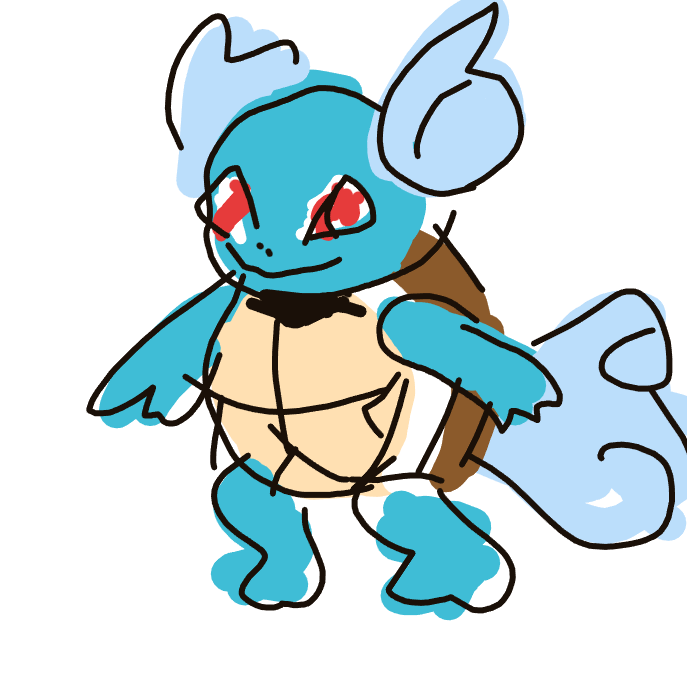Lala_fangs's drawing of Wartortle — Pokémon sketch on Sketchdex